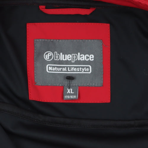 Blueplace Red XL Women's Hooded Casual Jacket