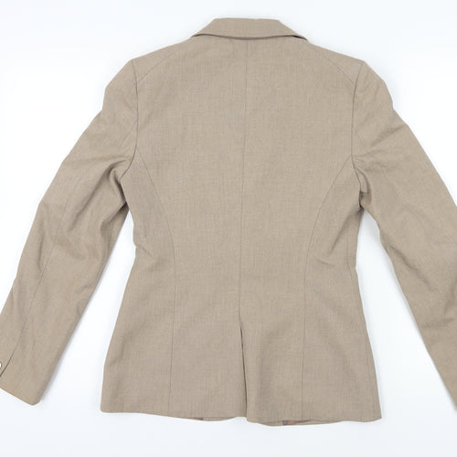 Oasis Beige Suit Jacket Size 10 Single-Breasted