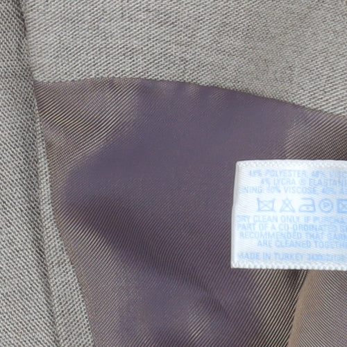 Oasis Beige Suit Jacket Size 10 Single-Breasted