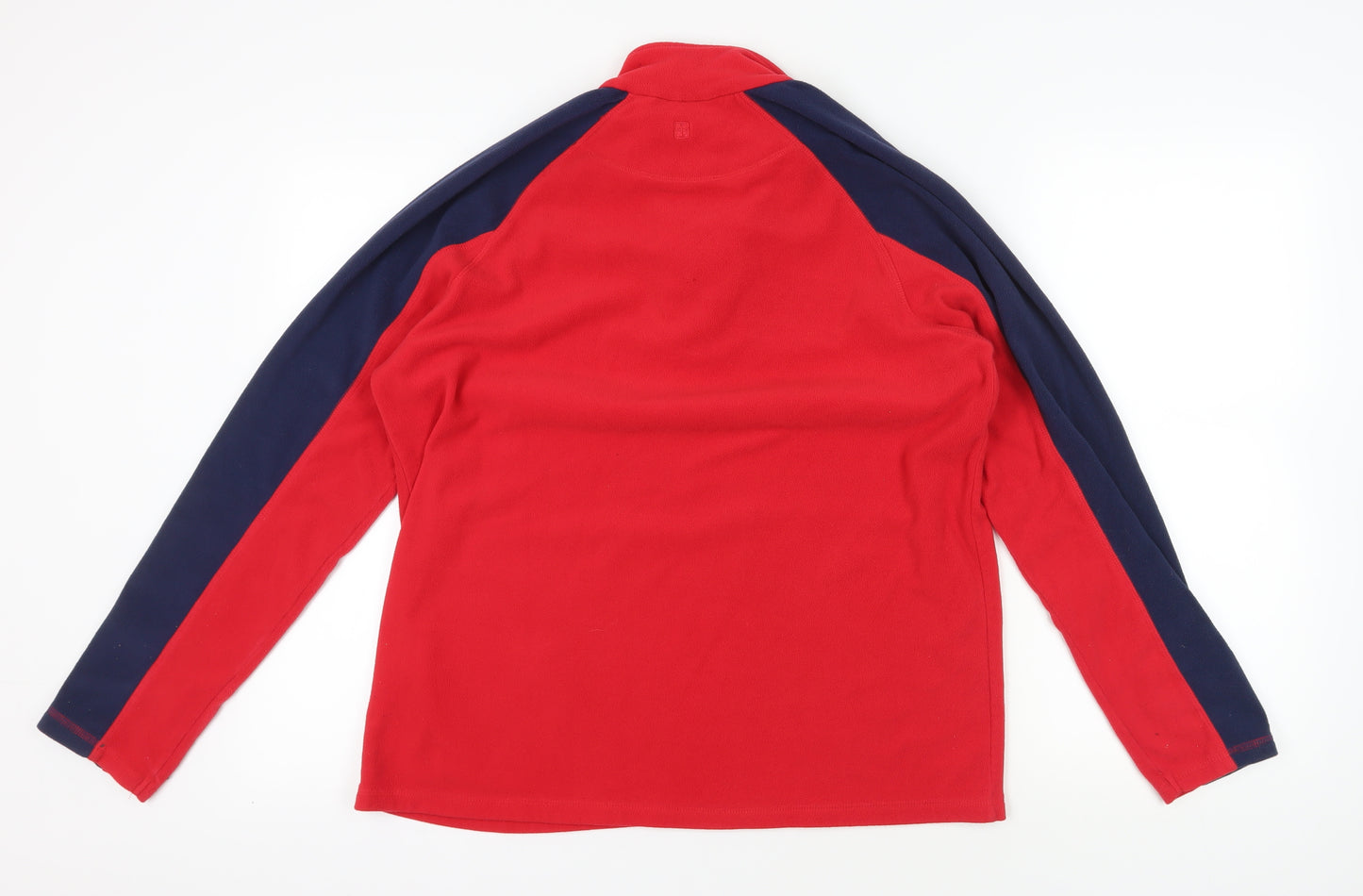 Mountain Warehouse Red 1/2 Zip Fleece Sweatshirt L