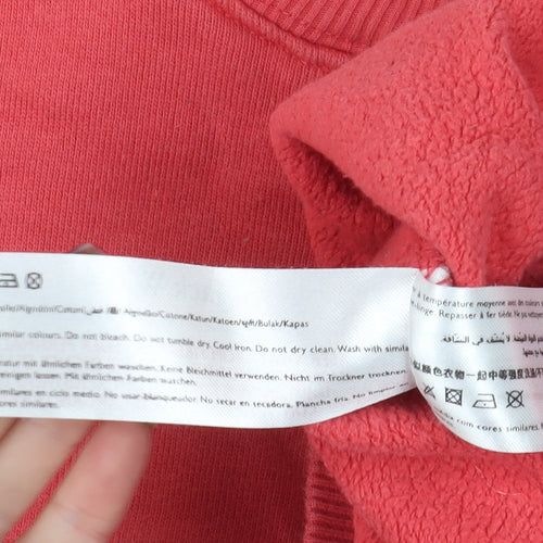 Jack Wills Red Logo Sweatshirt, Size L, Pullover Style