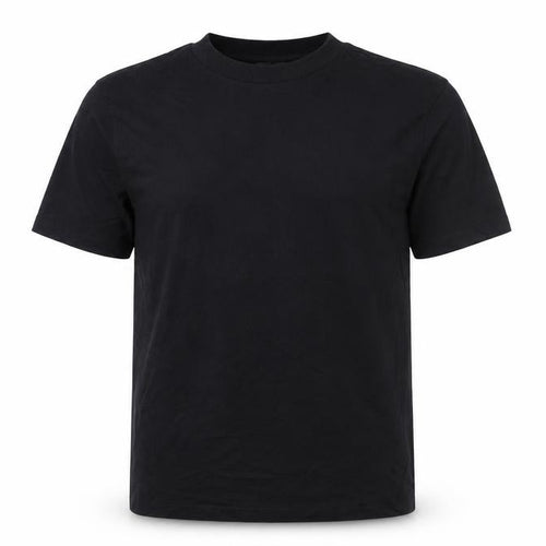 ASOS Mens Black Cotton T-Shirt Size M Round Neck