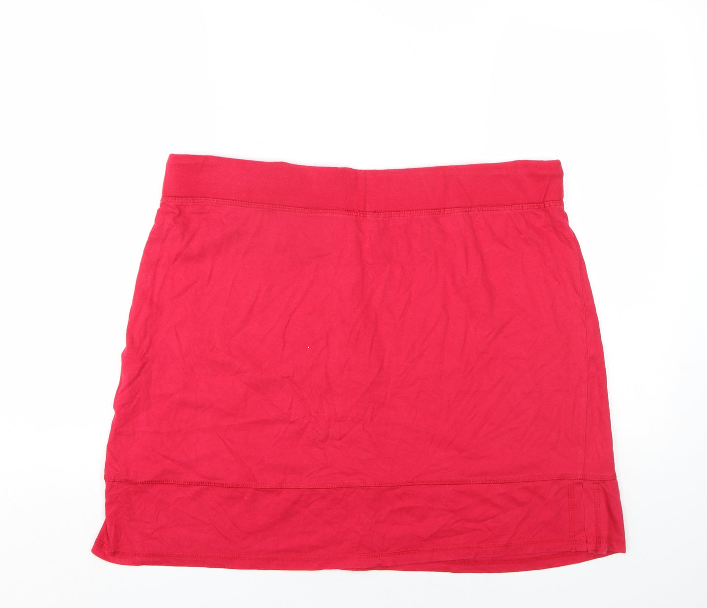 Riviera Womens Pink Cotton A-Line Skirt Size 20 Drawstring