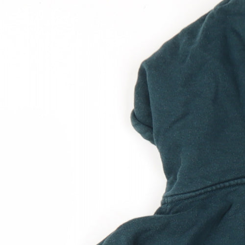 The North Face Mens Green Cotton Full Zip Hoodie Size S