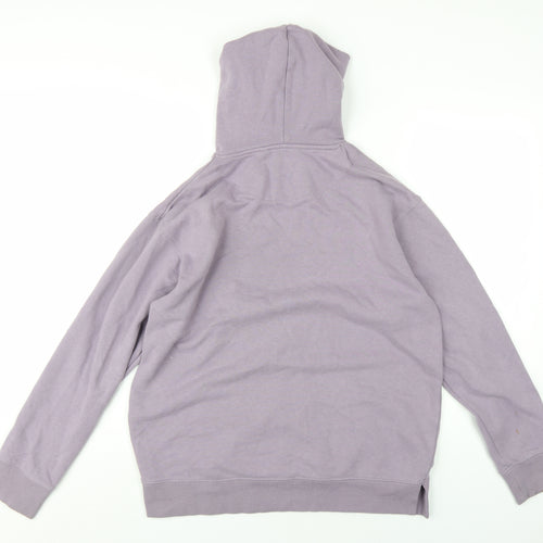 Kenji Womens Purple Cotton Pullover Hoodie Size M Pullover