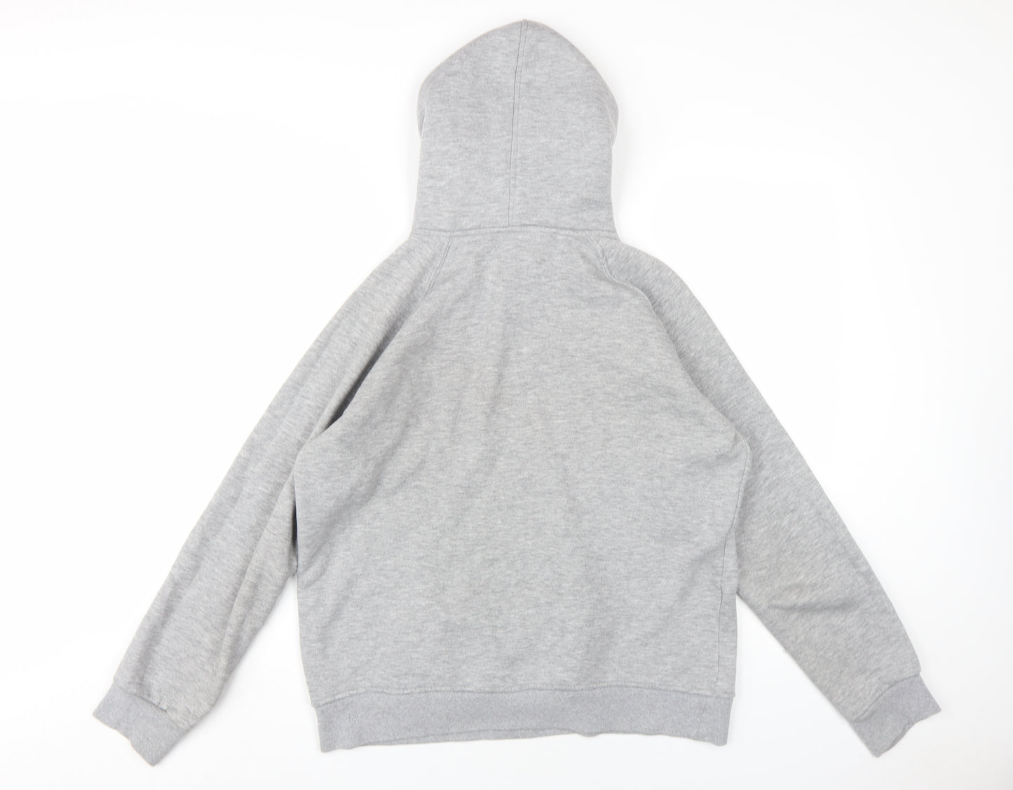 Trapstar Mens Grey Cotton Pullover Hoodie Size L