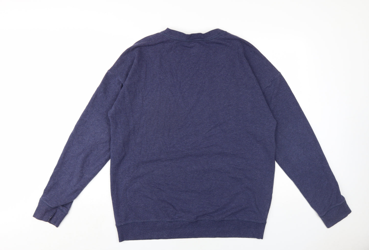 Calvin Klein Mens Blue Cotton Pullover Sweatshirt Size L