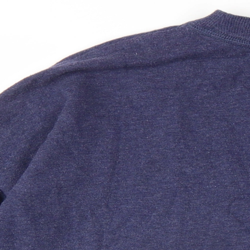 Calvin Klein Mens Blue Cotton Pullover Sweatshirt Size L