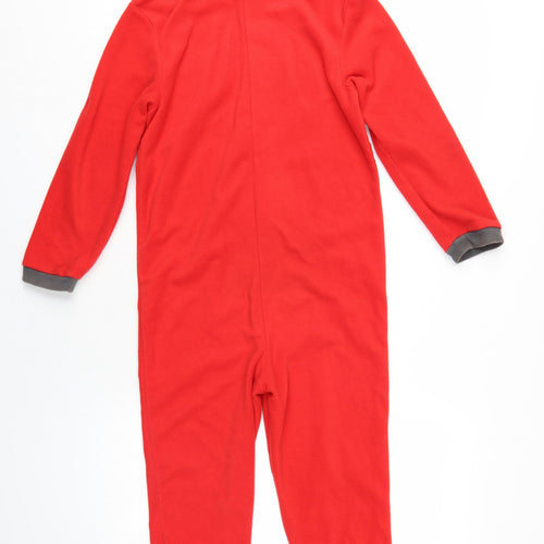 Liverpool FC Boys Red Solid Polyester One Piece Size 9-10 Years Zip