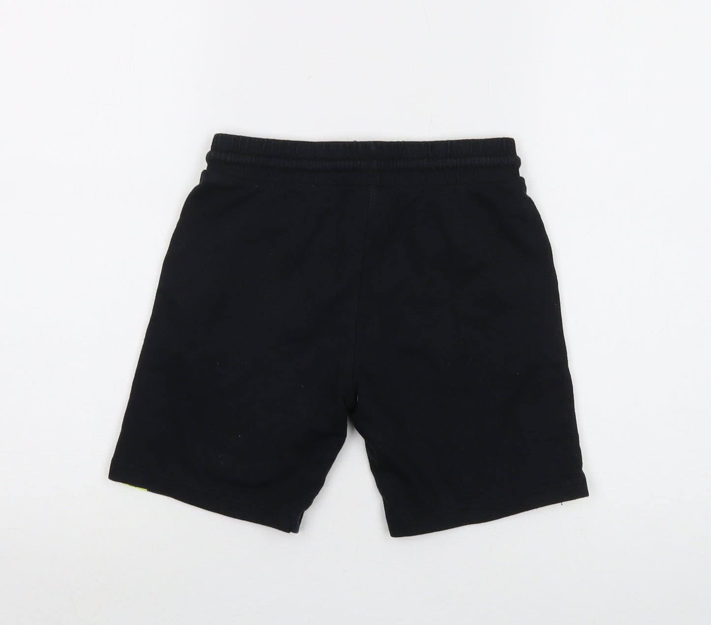 Minions Boys Black Cotton Sweat Shorts Size 7-8 Years Regular Drawstring