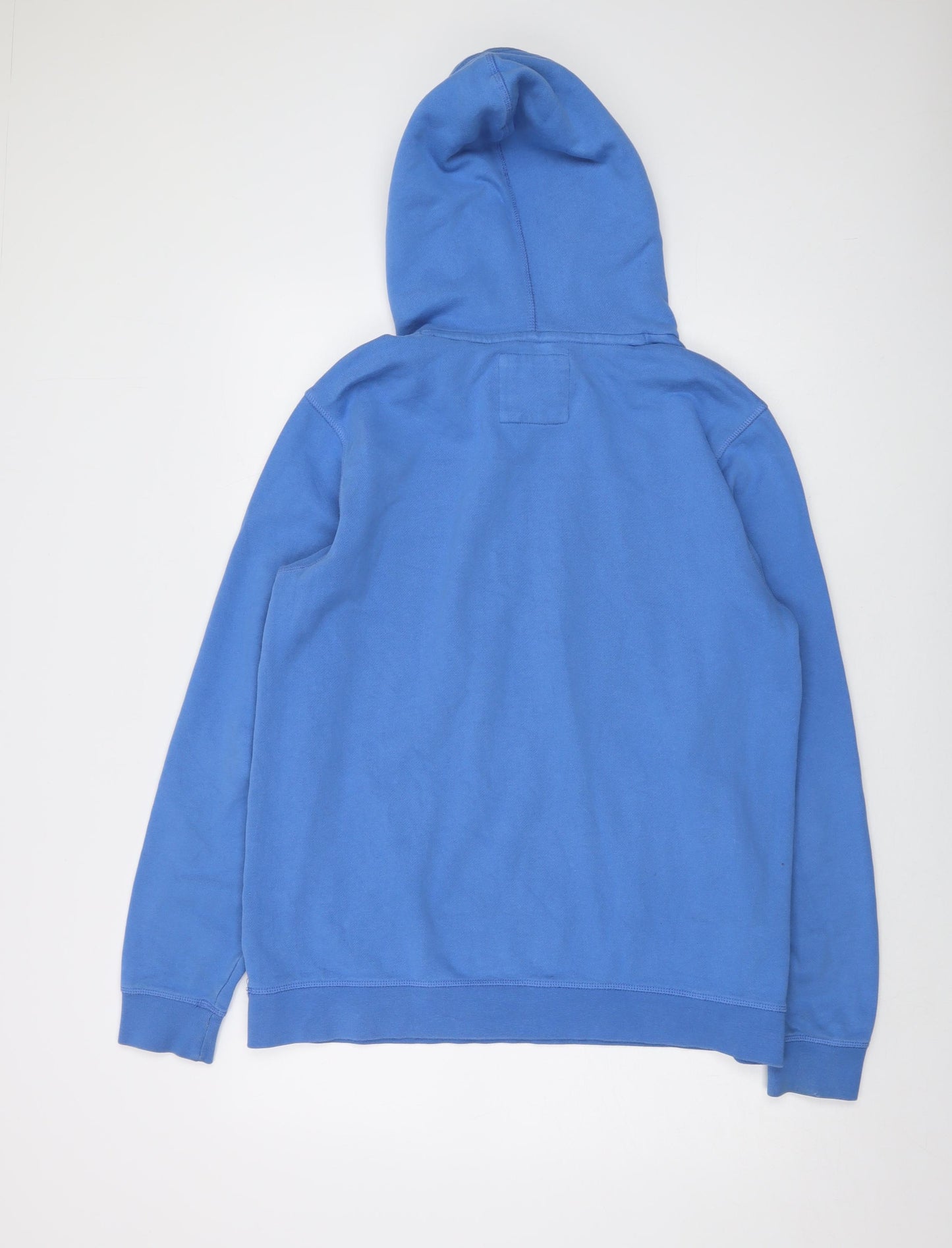 Fat Face Mens Blue Cotton Pullover Hoodie Size M