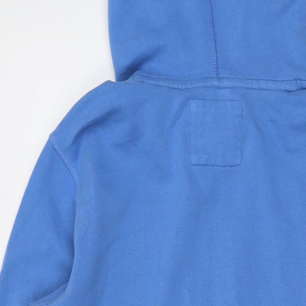 Fat Face Mens Blue Cotton Pullover Hoodie Size M