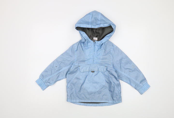 Mini Club Boys Blue Check Jacket Size 4-5 Years Pullover