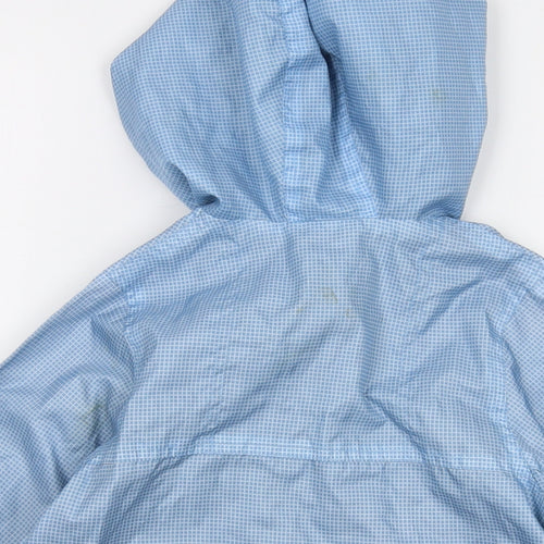 Mini Club Boys Blue Check Jacket Size 4-5 Years Pullover
