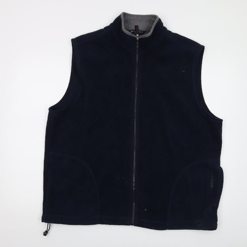 Blue Harbour Mens Blue Jacket Waistcoat Size 2XL Zip