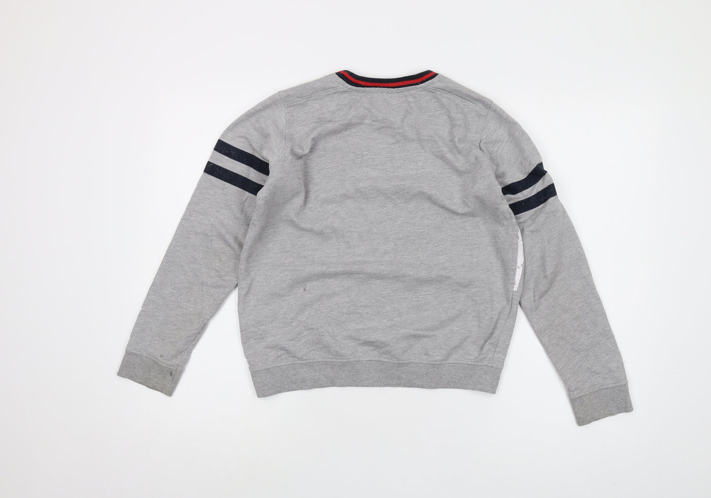 Minoti Boys Grey Cotton Pullover Sweatshirt Size 12-13 Years Pullover
