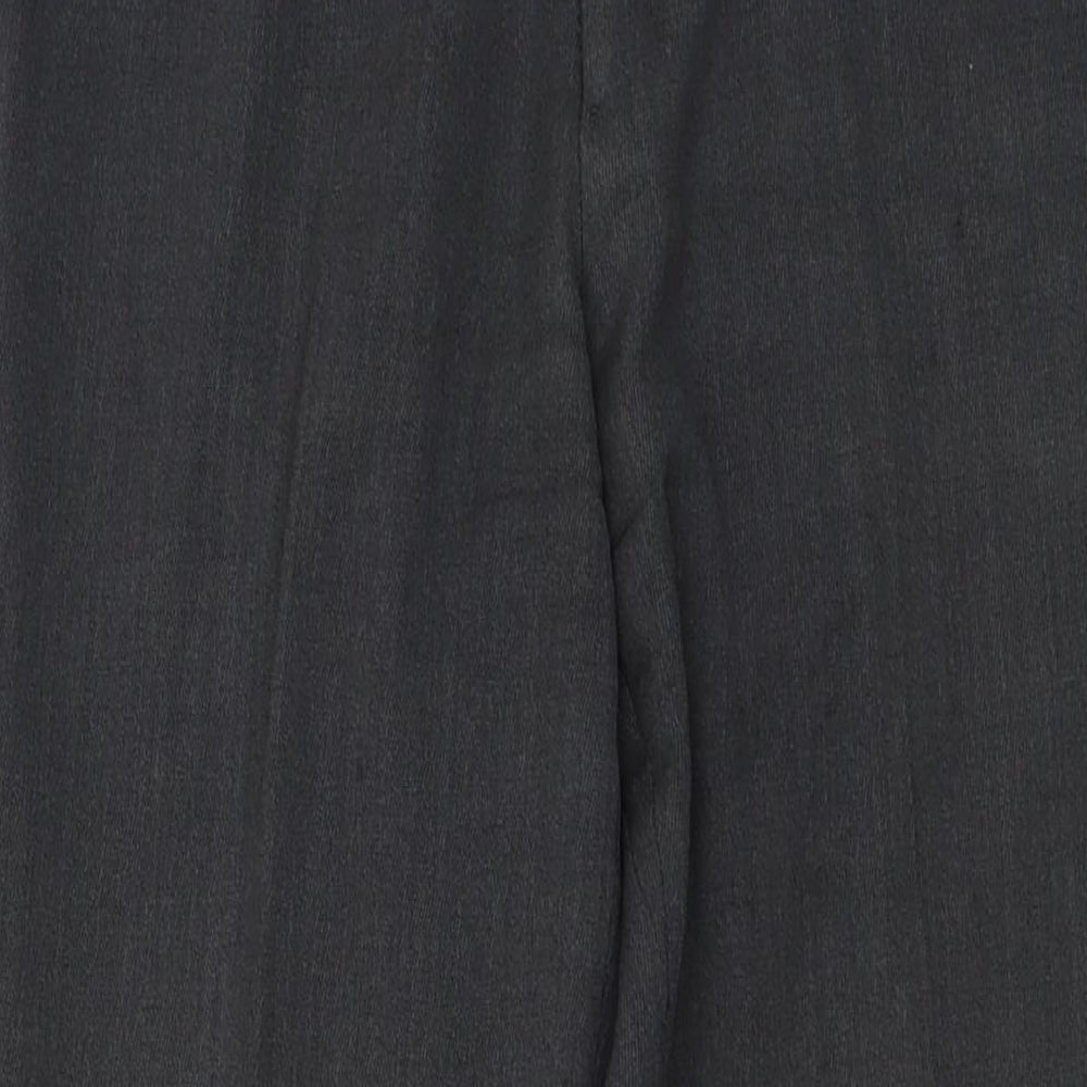 Boss Mens Green Polyester Trousers Size 34 in L32 in Regular Button