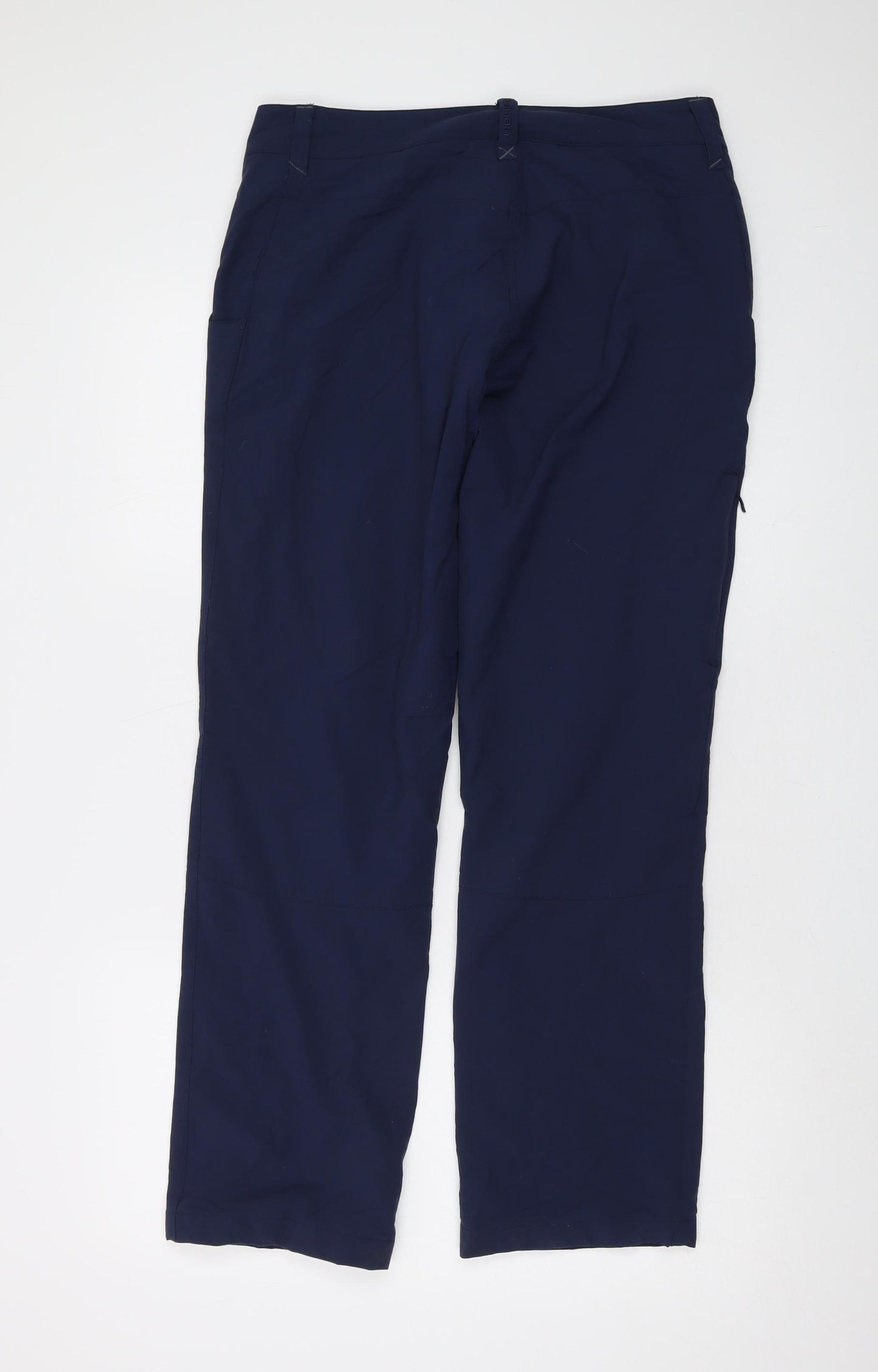 Rohan Womens Blue Polyamide Trousers Size 10 L28 in Regular Button