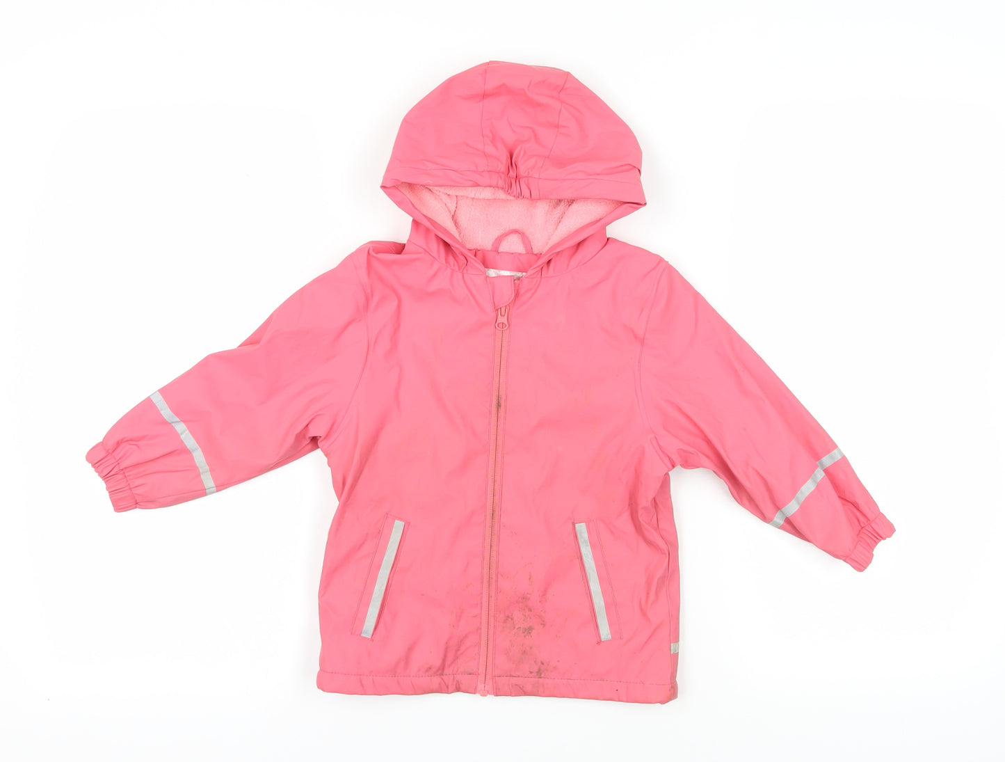 Lupilu Pink Waterproof Rain Coat for Girls 2-3 Years