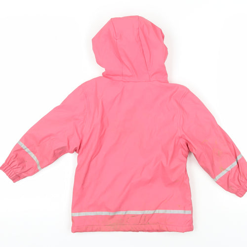 Lupilu Pink Waterproof Rain Coat for Girls 2-3 Years