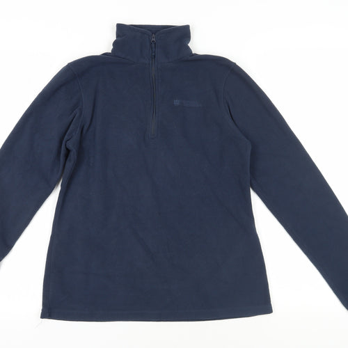 Mountain Warehouse Blue Fleece Pullover - Women's M