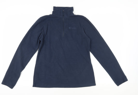 Mountain Warehouse Blue Fleece Pullover - Women's M