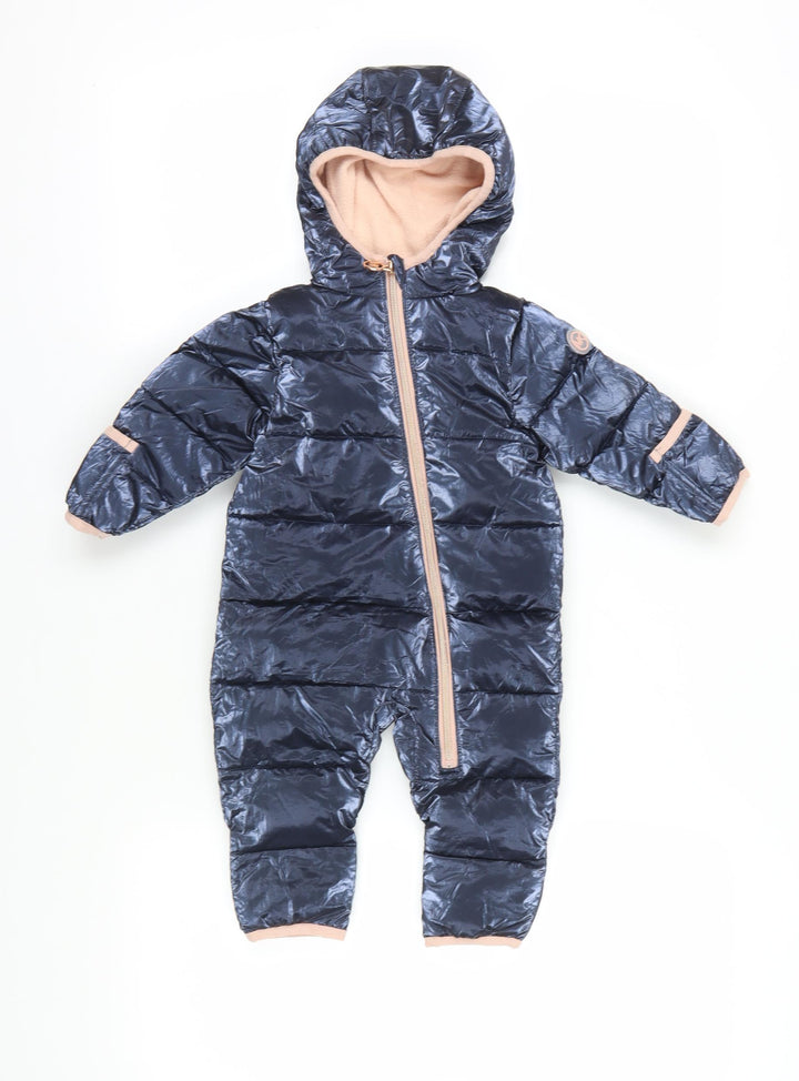 Michael Kors Blue Unisex Baby Snowsuit 3-6M