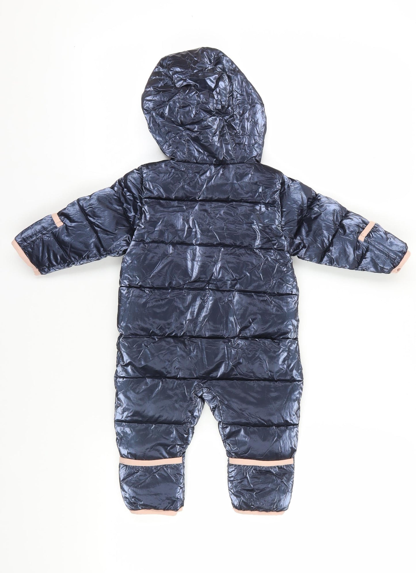 Michael Kors Blue Unisex Baby Snowsuit 3-6M