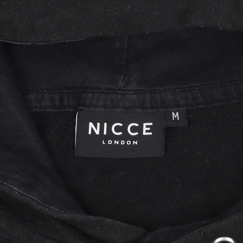 Nicce Black Logo Pullover Hoodie - Medium Men's