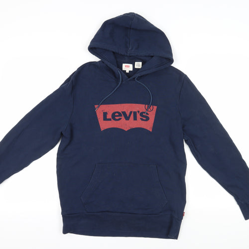 Levi's Blue Pullover Hoodie Size M Unisex