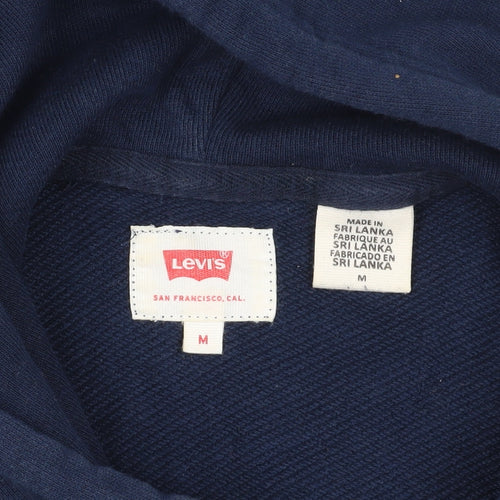 Levi's Blue Pullover Hoodie Size M Unisex