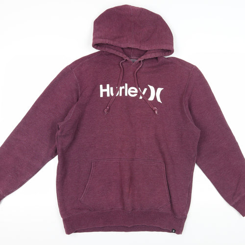 Hurley Purple Medium Hoodie with Logo Accent