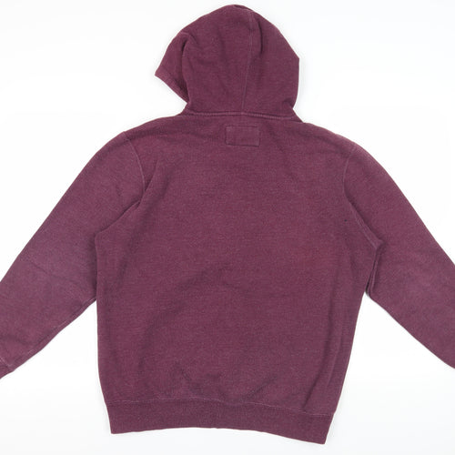 Hurley Purple Medium Hoodie with Logo Accent