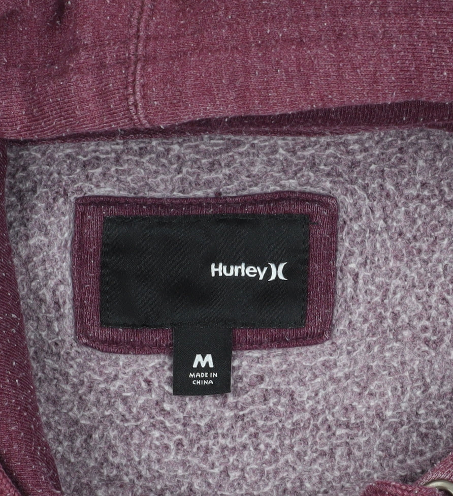 Hurley Purple Medium Hoodie with Logo Accent