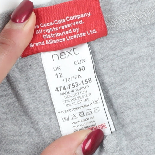 Next Coca-Cola Grey Logo Shorts Size 12