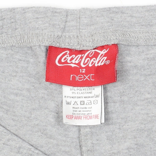 Next Coca-Cola Grey Logo Shorts Size 12