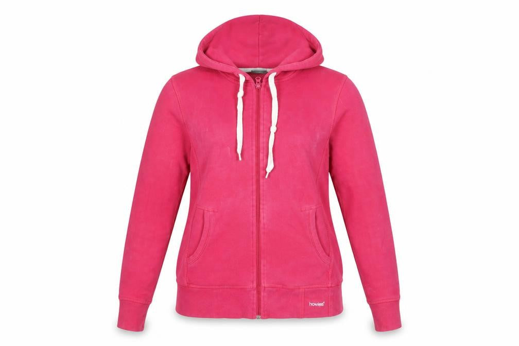 Howies Pink Organic Cotton Full Zip Hoodie Size 10