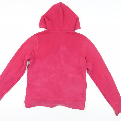 Howies Pink Organic Cotton Full Zip Hoodie Size 10