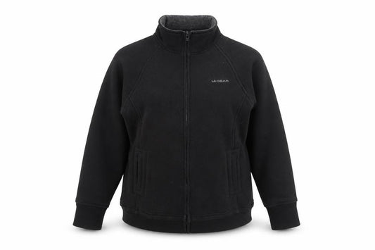 Front view of LA Gear Black Full Zip Sweatshirt, size 14