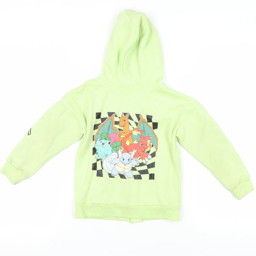 Pokémon Green Full Zip Hoodie for Girls 5-6 Years