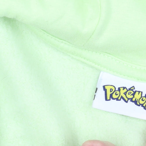 Pokémon Green Full Zip Hoodie for Girls 5-6 Years