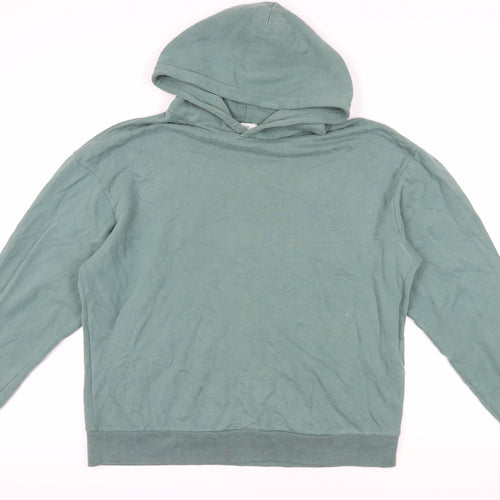 Reiss Green Hoodie Pullover M Classic Fleece