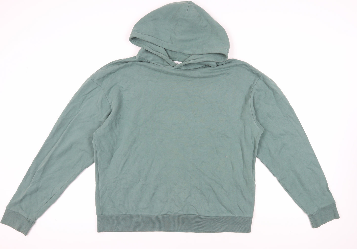 Reiss Green Hoodie Pullover M Classic Fleece