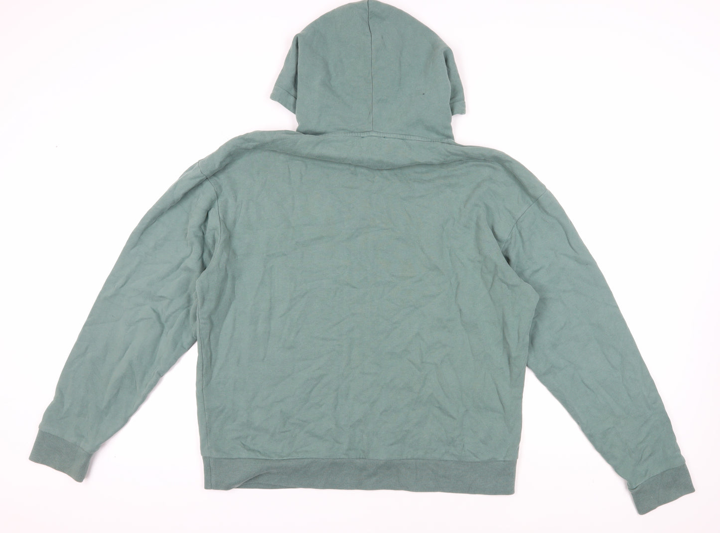 Reiss Green Hoodie Pullover M Classic Fleece