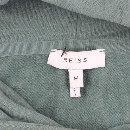 Reiss Green Hoodie Pullover M Classic Fleece