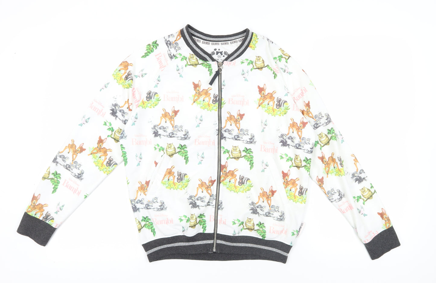 Disney Bambi Multicoloured Full Zip Sweatshirt M