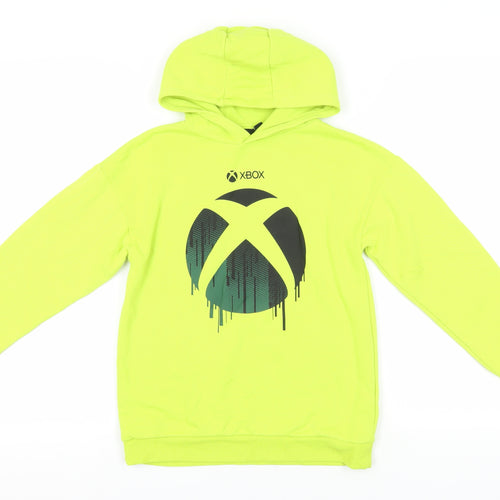 Xbox Green Pullover Hoodie, Boys 10-11 Yrs, Graphic Print