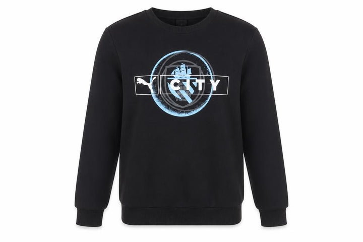 Puma Boys Black Logo Sweatshirt 13-14 Years