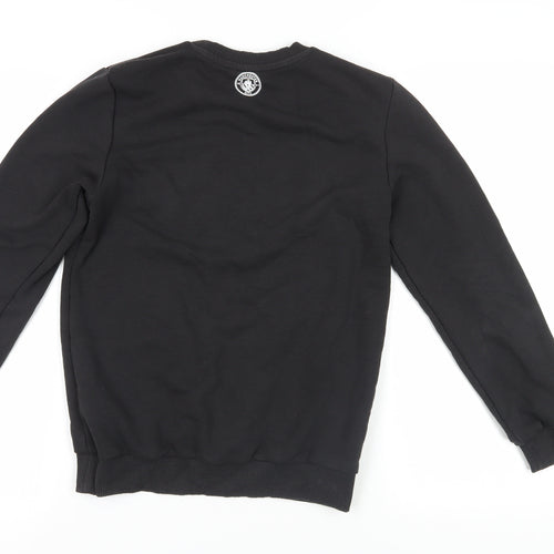 Puma Boys Black Logo Sweatshirt 13-14 Years