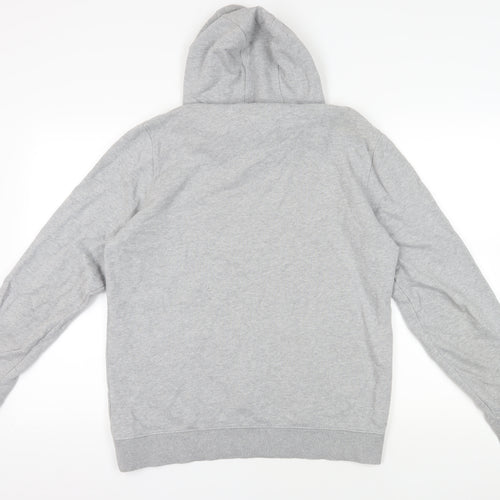 Tommy Jeans Grey Logo Pullover Hoodie Size L